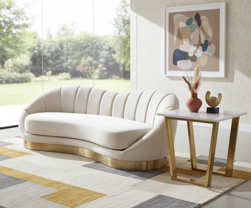 Cameron Gold End Table