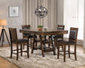 Dewey 5-piece Rectangular Dining Set Brown and Walnut image