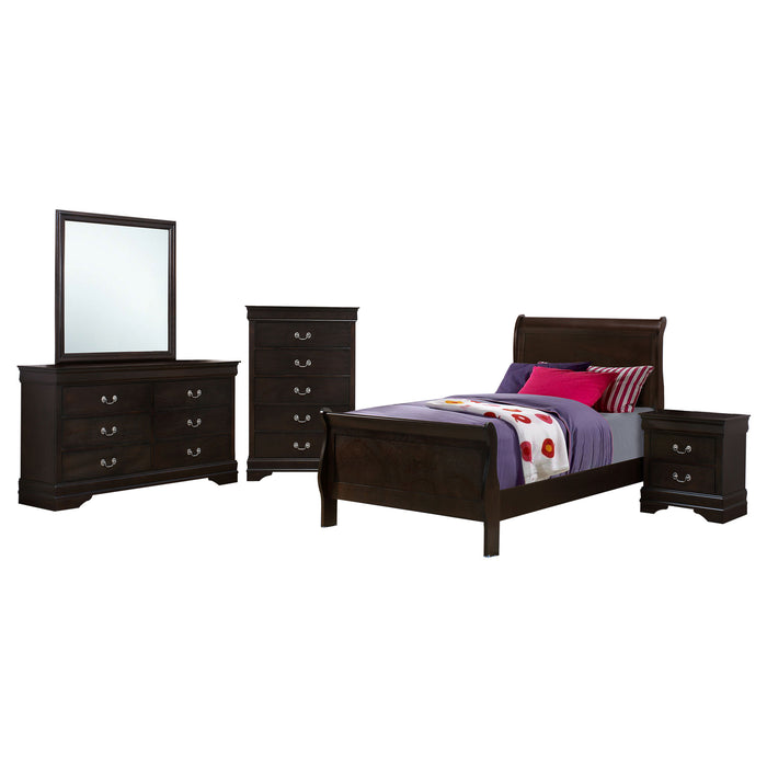 Louis Philippe 4 & 5 Piece Bedroom Sets Twin & Queen