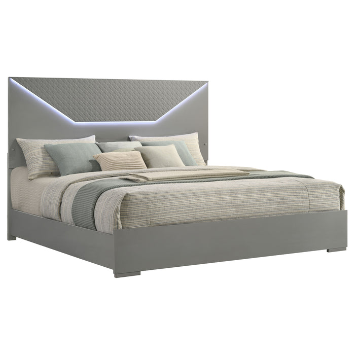 Ives Panel Bed with LED Lighting