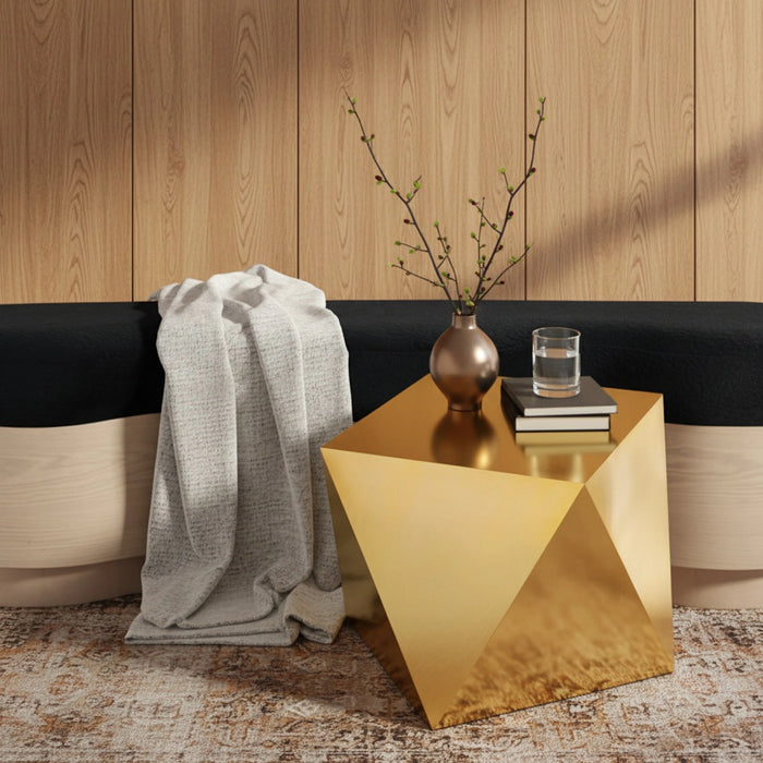 Gemma Gold End Table