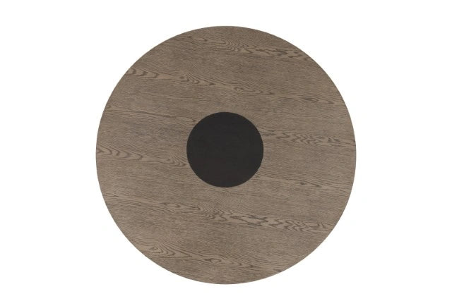 Broager 5 Pc Dining Table Set (White Caster Chairs) Rustic Oak