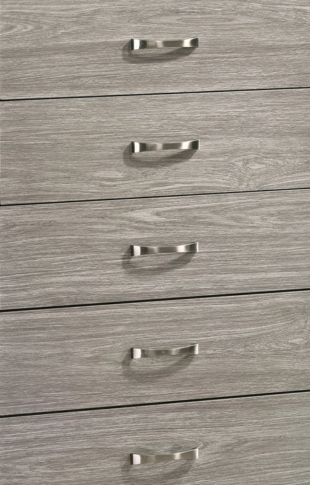Yasmine White Modern Style Chest in Gray finish Wood