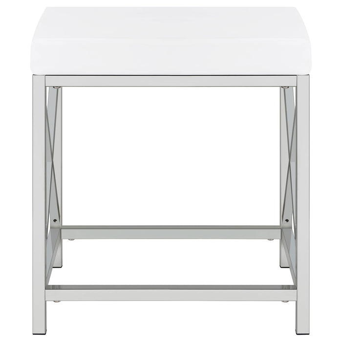Eliza Makeup Vanity Table with LED Mirror and Stool