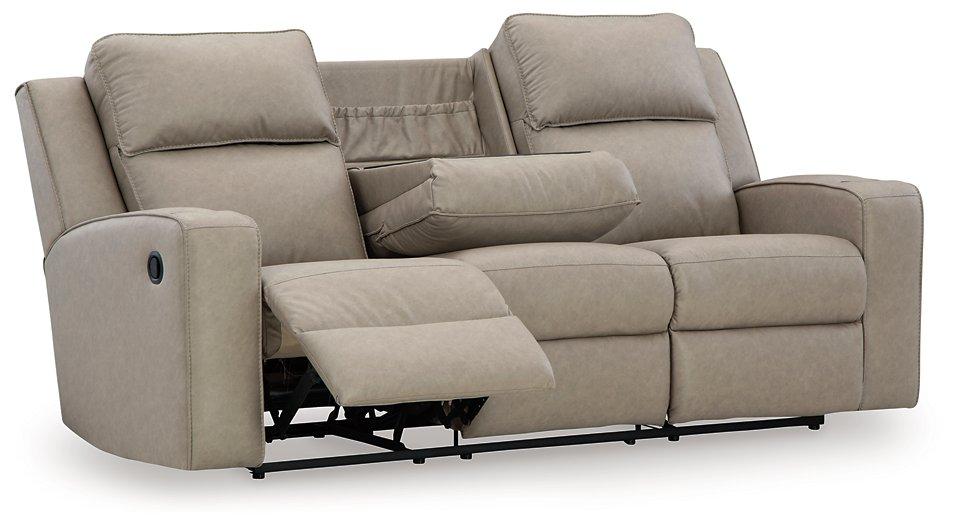 Lavenhorne Reclining Sofa with Drop Down Table