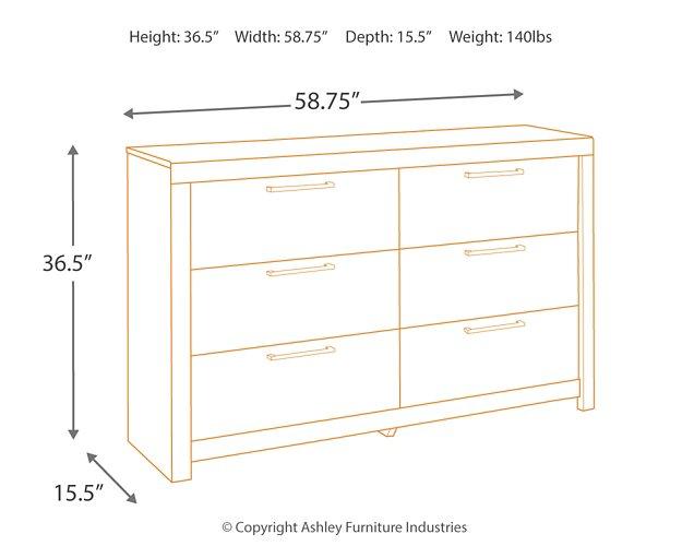 Derekson Dresser and Mirror