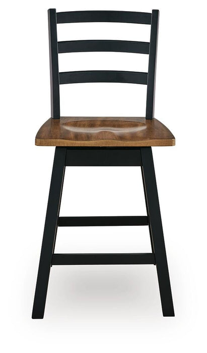 Wildenauer Counter Height Swivel Barstool