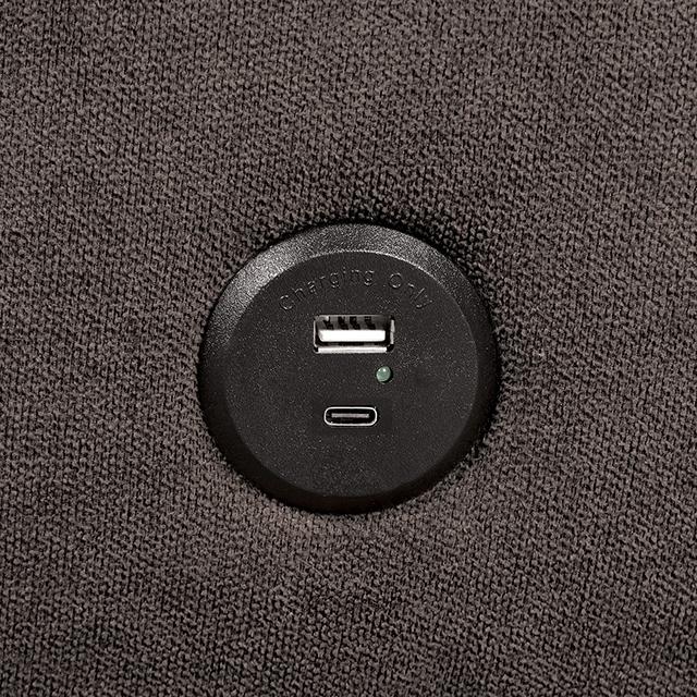 Aristide Futon Sofa Grey & Brown