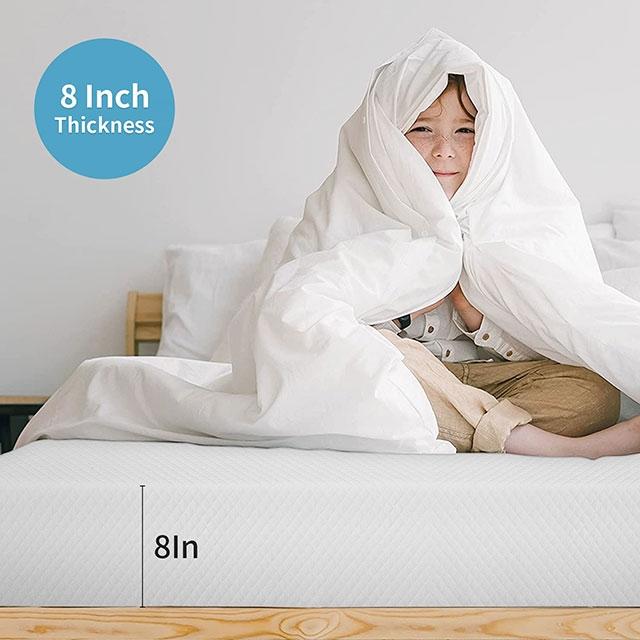 Artemisia 8" Cal. King, E.King, Full, & Queen Memory Foam Mattress