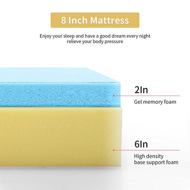Artemisia 8" Memory Foam Mattress