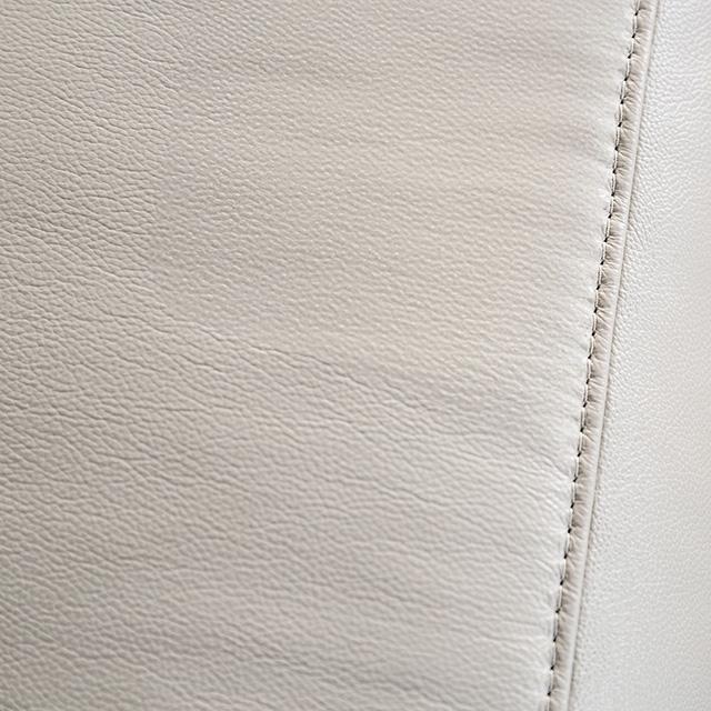 Bienne Loveseat Manual Recliner White & Black