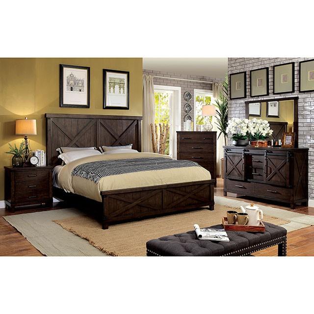 Bianca Bed Brown & Gray