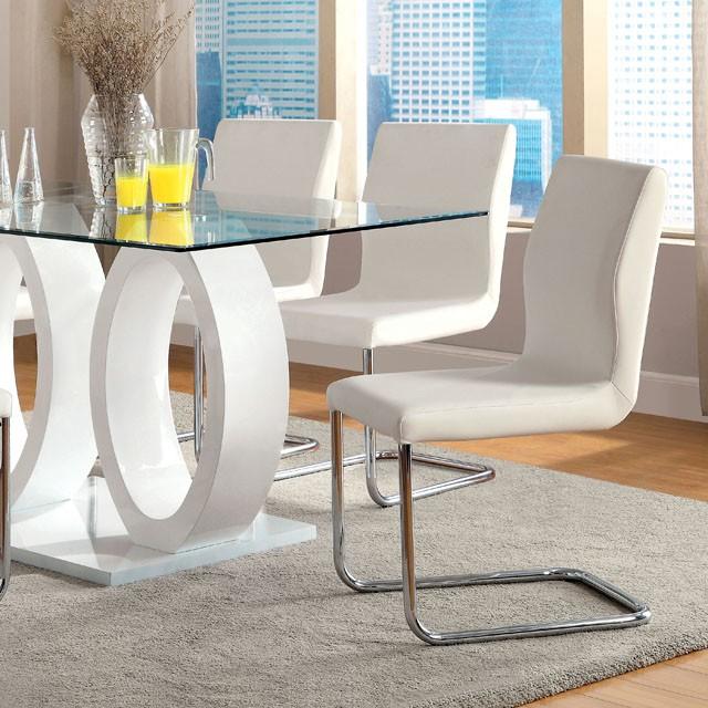 LODIA I White Dining Table