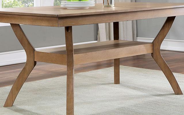UPMINSTER Dining Table, Natural Tone