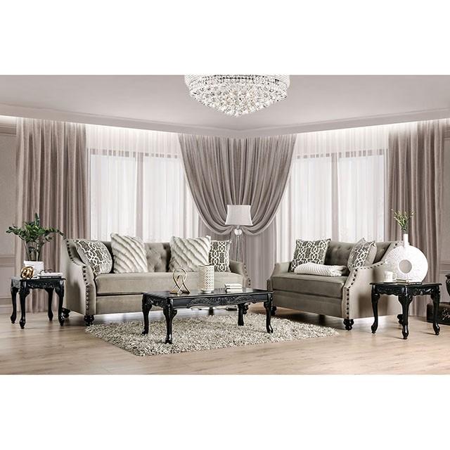 Ezrin Light Brown Love Seat