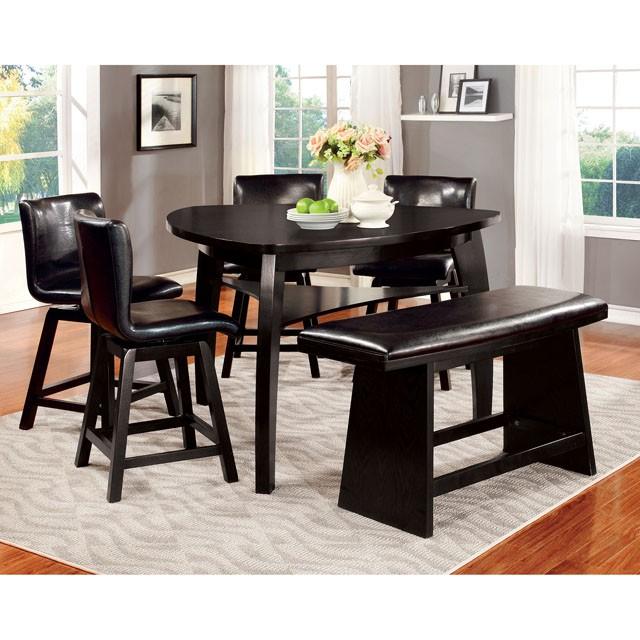 HURLEY Black Counter Ht. Chair (2/CTN)