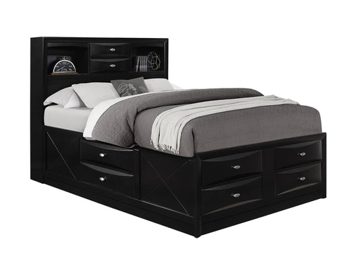 Linda Black Queen Bed image