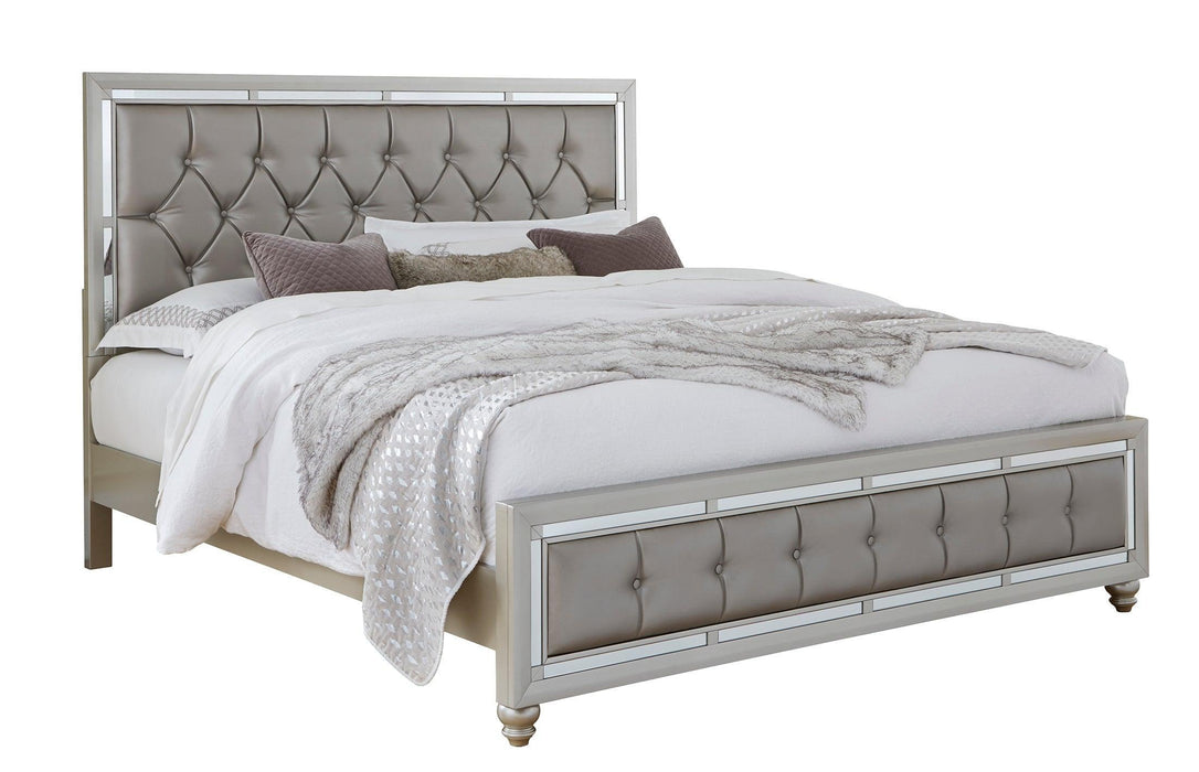 Riley Queen Bed Silver image