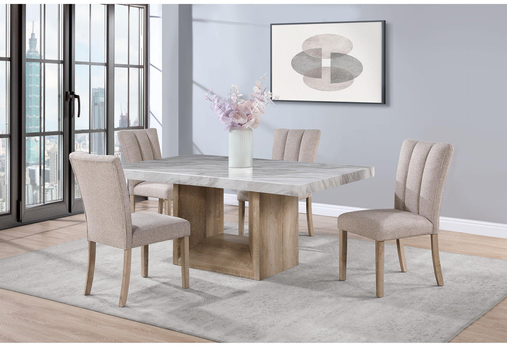 D8683 DINING CHAIR - BEIGE image