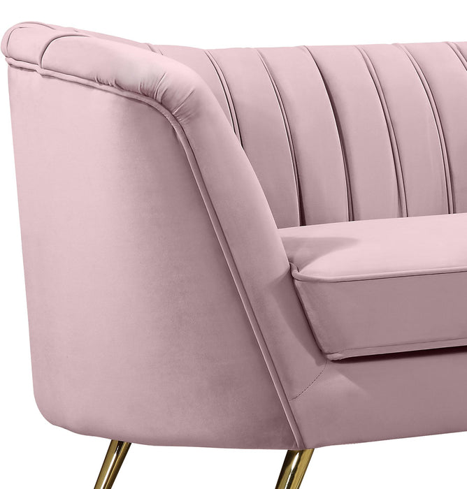 Margo Pink Velvet Sofa