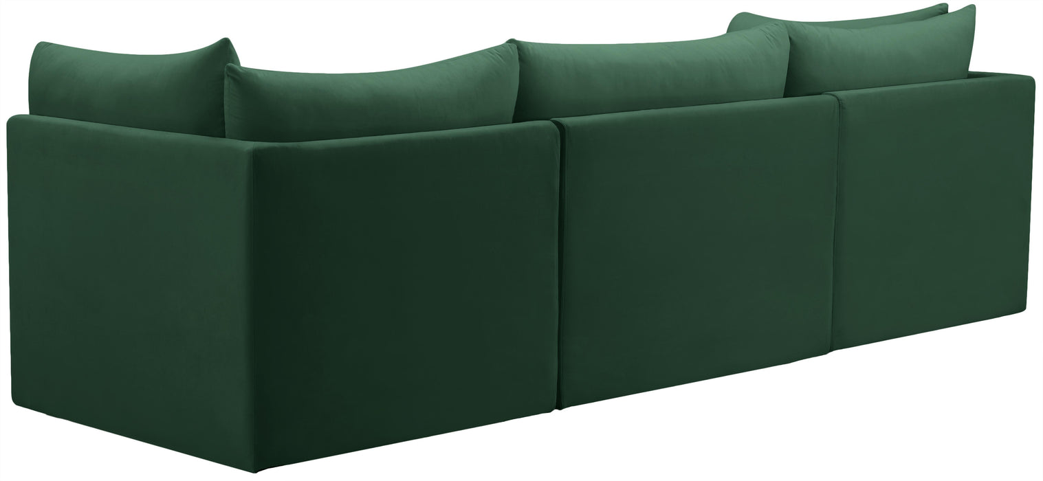 Jacob Green Velvet Modular Sofa