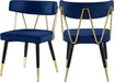 Rheingold Navy Velvet Dining Chair image