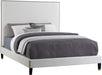 Harlie Cream Velvet King Bed image