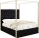 Porter Black Velvet King Bed image