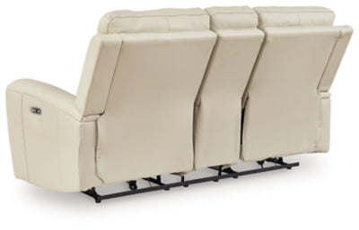 Dahlmoore Power Reclining Loveseat with Console