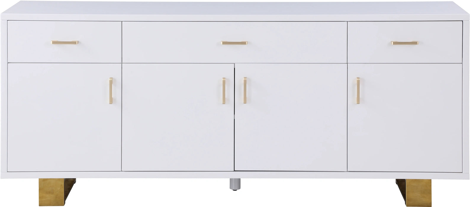 Excel White Lacquer Sideboard/Buffet