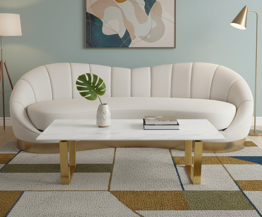 Cameron Gold Coffee Table
