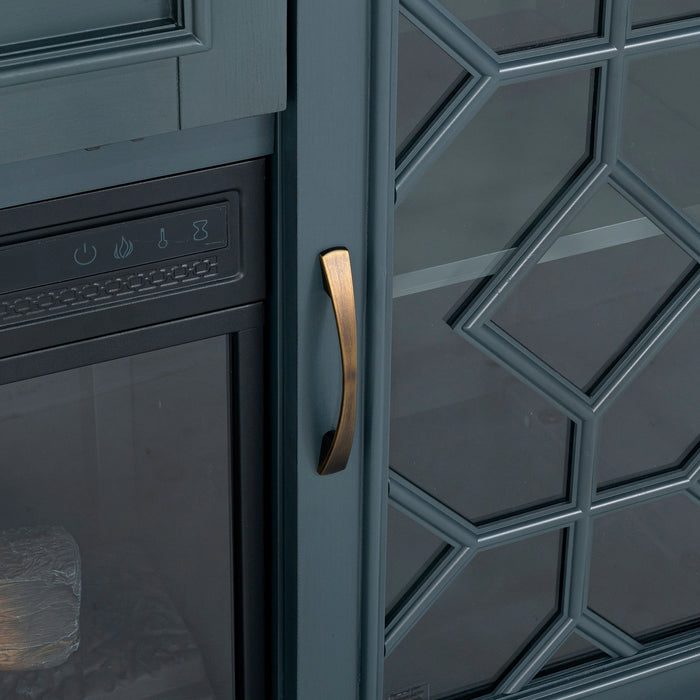 Fidel 74'' TV Console w/ Electric Fireplace