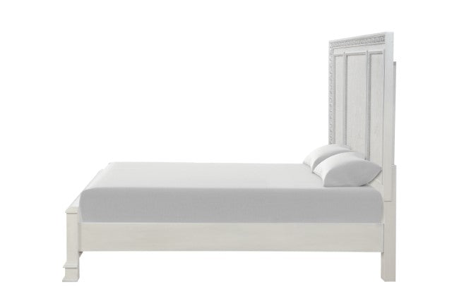 Stella Mia E.King & Queen Bed White & White