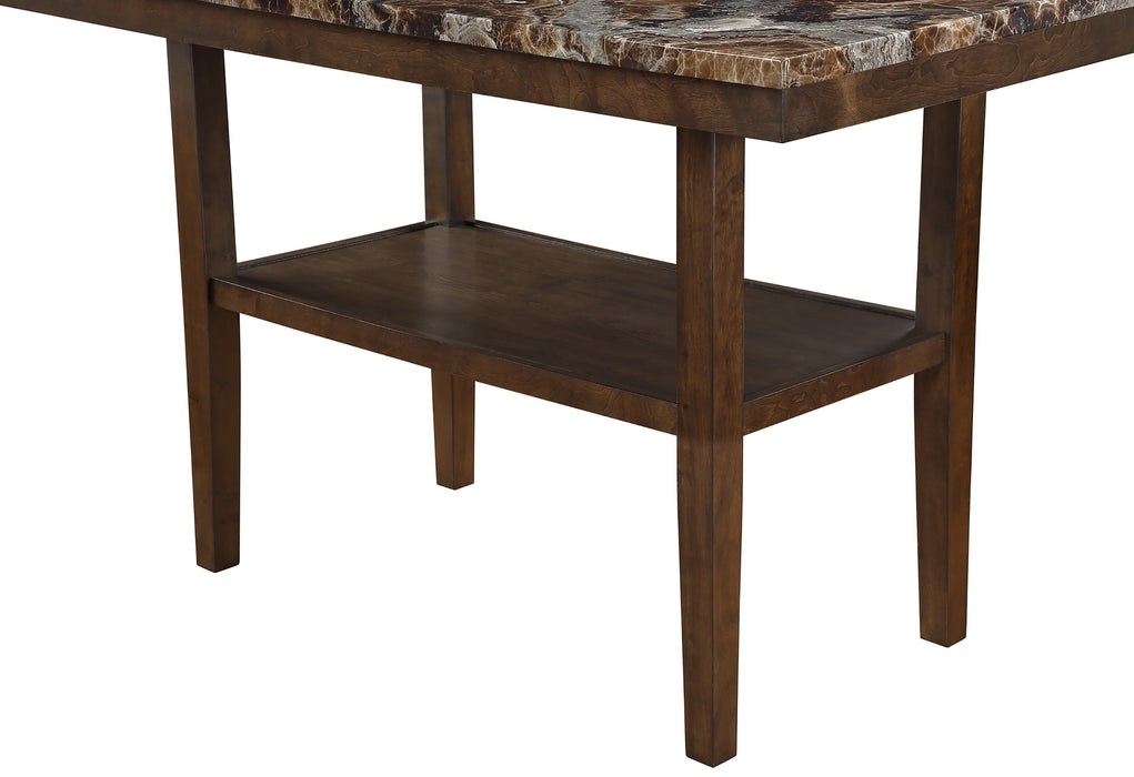 D4355 BROWN BAR TABLE