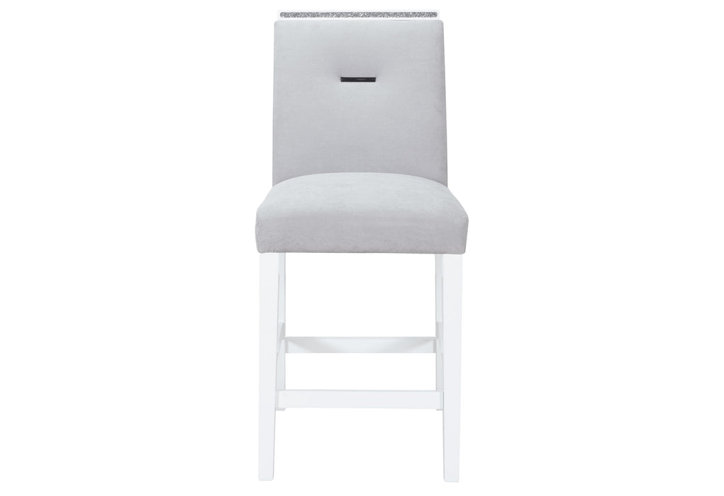 MONACO WHITE BAR TABLE + 6 MONACO BS-N