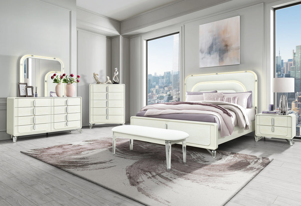 LYRA BEIGE QUEEN BED GROUP