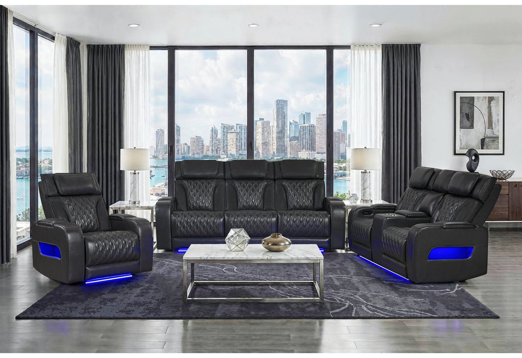 U8611 BLANCHE CHARCOAL P2 PWR REC SOFA/PWR CON REC LOVESEAT/PWR REC