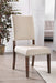 Glenbrook Brown Cherry/Ivory Side Chair (2/CTN) image