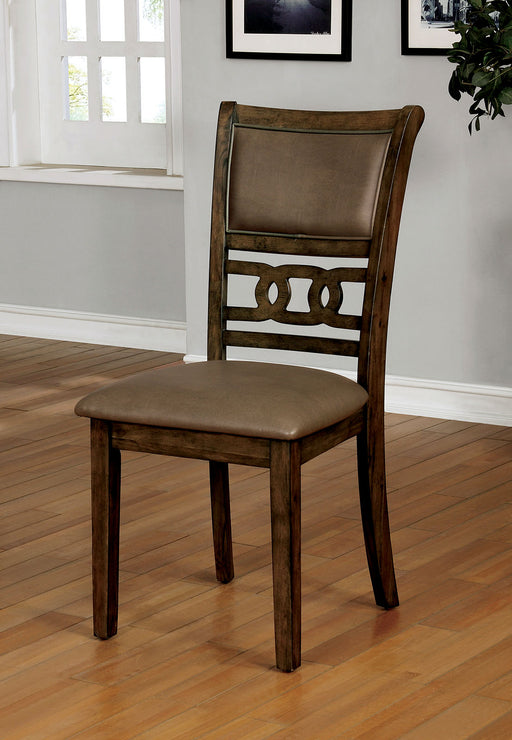 Holly Satin Walnut Side Chair (2/CTN) image