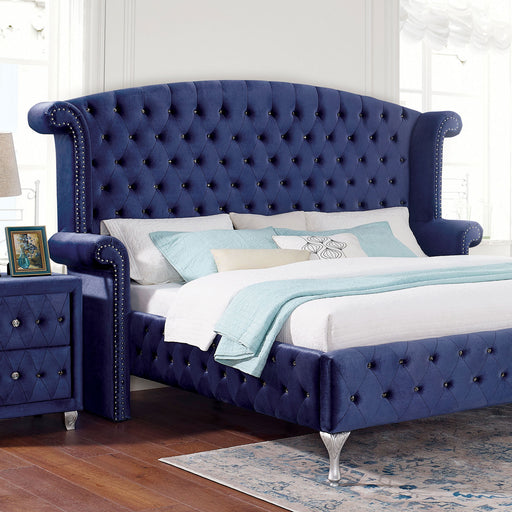 ALZIR Cal.King Bed, Blue image