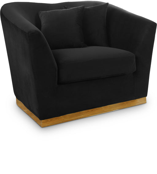 Arabella Black Velvet Chair image