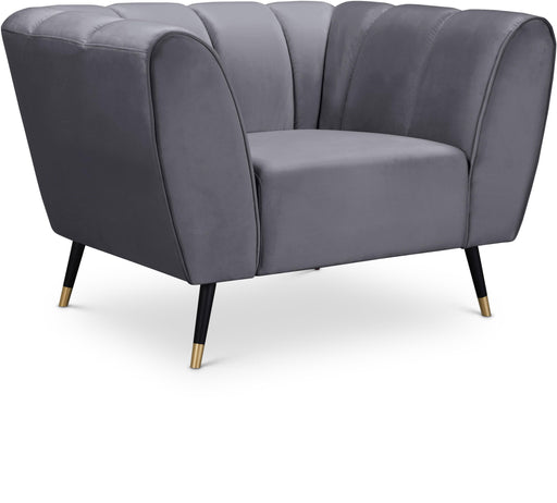 Beaumont Grey Velvet Chair image