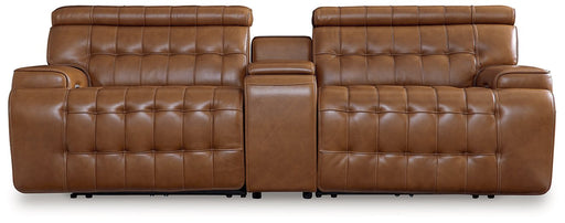 Temmpton Power Reclining Sectional Loveseat with Console image